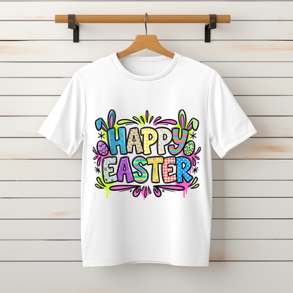"Happy Easter Doodle" Tee