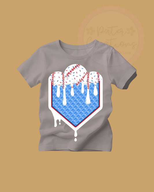 "Scoop and Score" Drip Tee