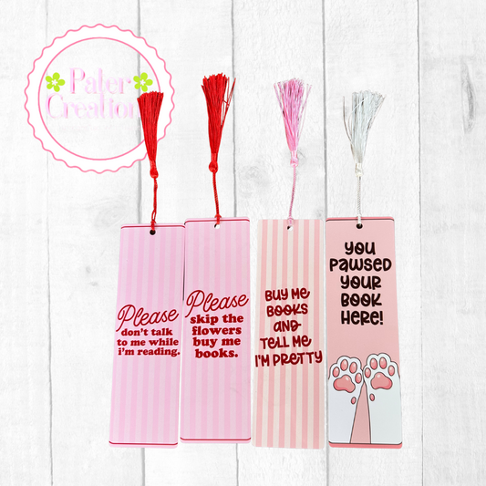 "Pretty in Prose" Bookmarks