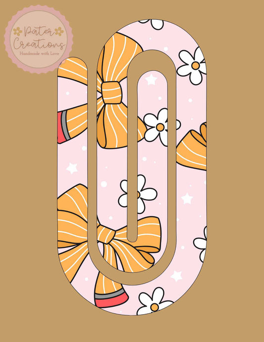 "Daisy Bow" Jumbo Paper Clip