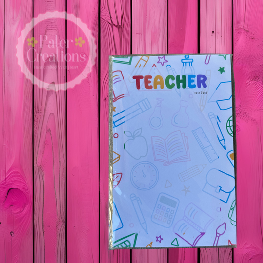 "Teacher Notes" Notepad