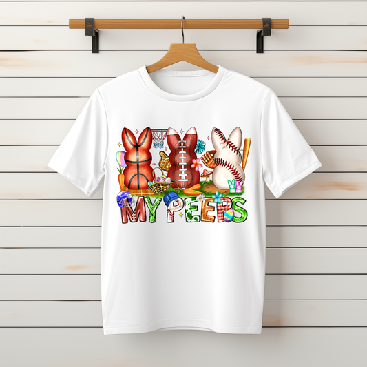 "My Peeps Sports Bunny" Tee