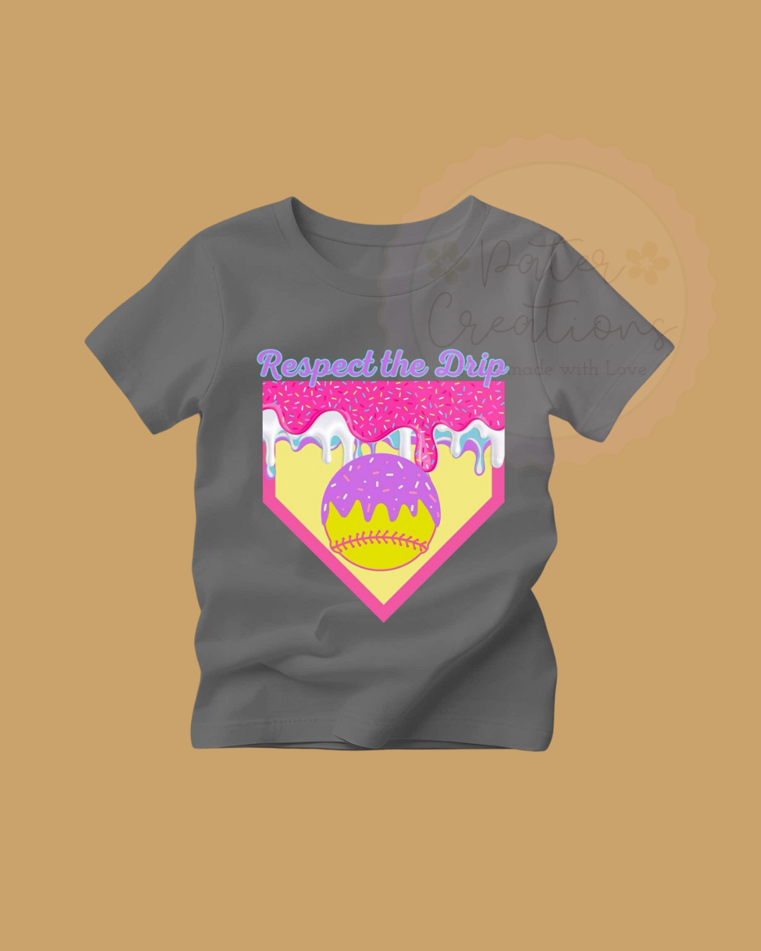 "Homeplate Homerun" Drip Tee