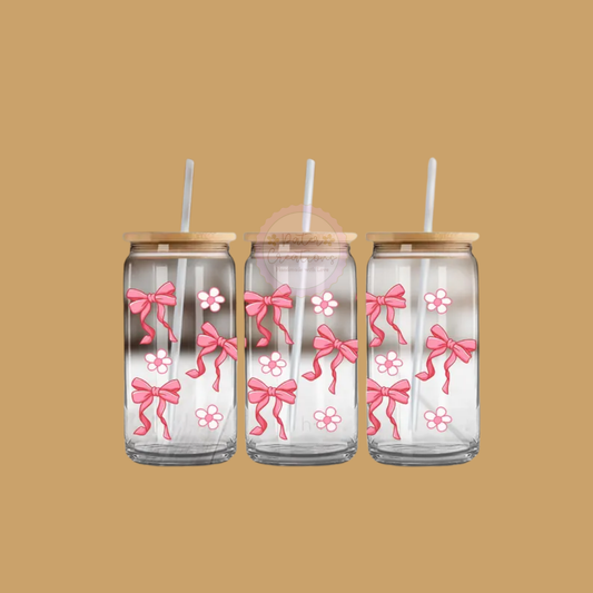 "Twirl Squad" Glass Tumbler