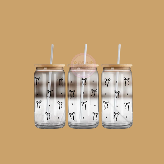 "Twilight Bows" Glass Tumbler