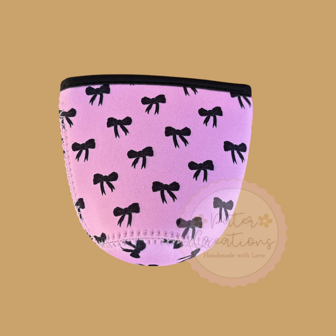 "Bow Me Away" Coffee Koozie