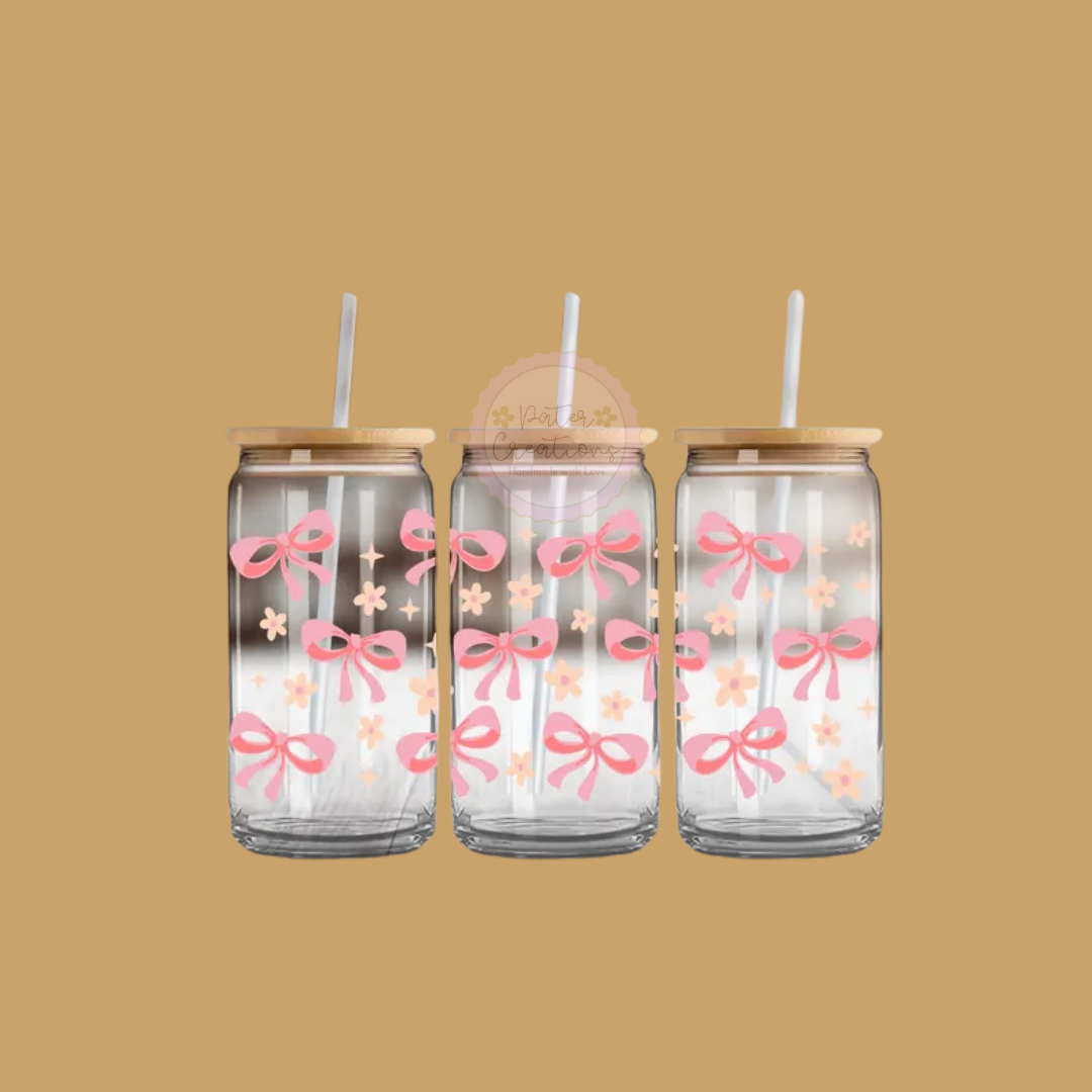 "Bow Parade" Glass Tumbler