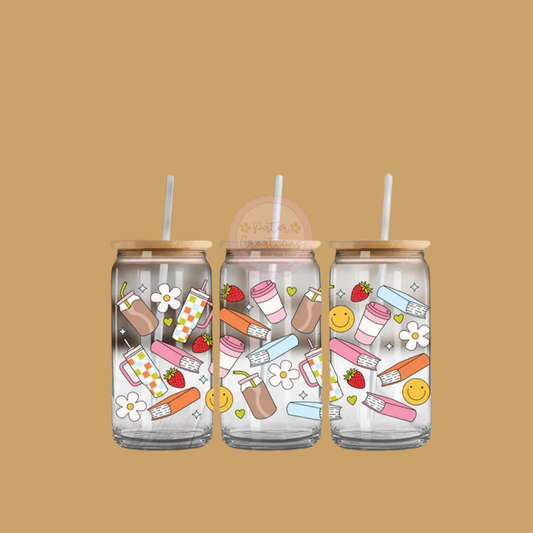 "Self-Care Club" Glass Tumbler