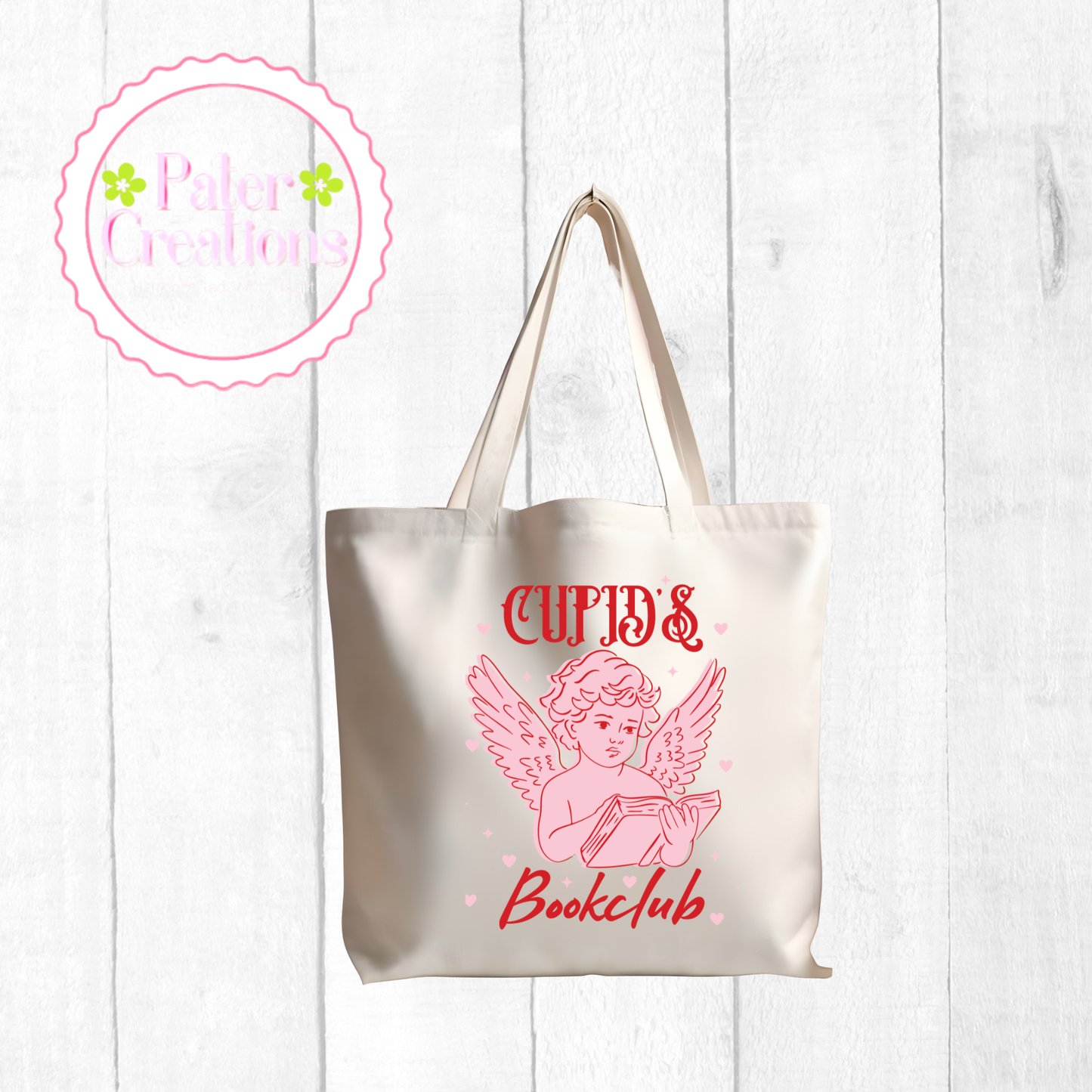 "Cupid’s Book Club" Tote Bag