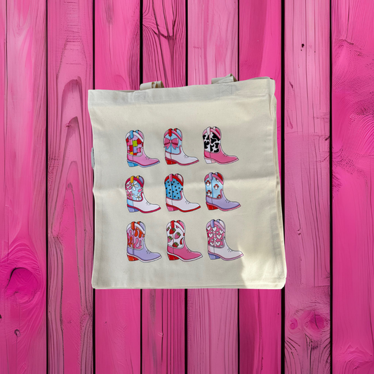 "Cowgirl Parade" Tote Bag