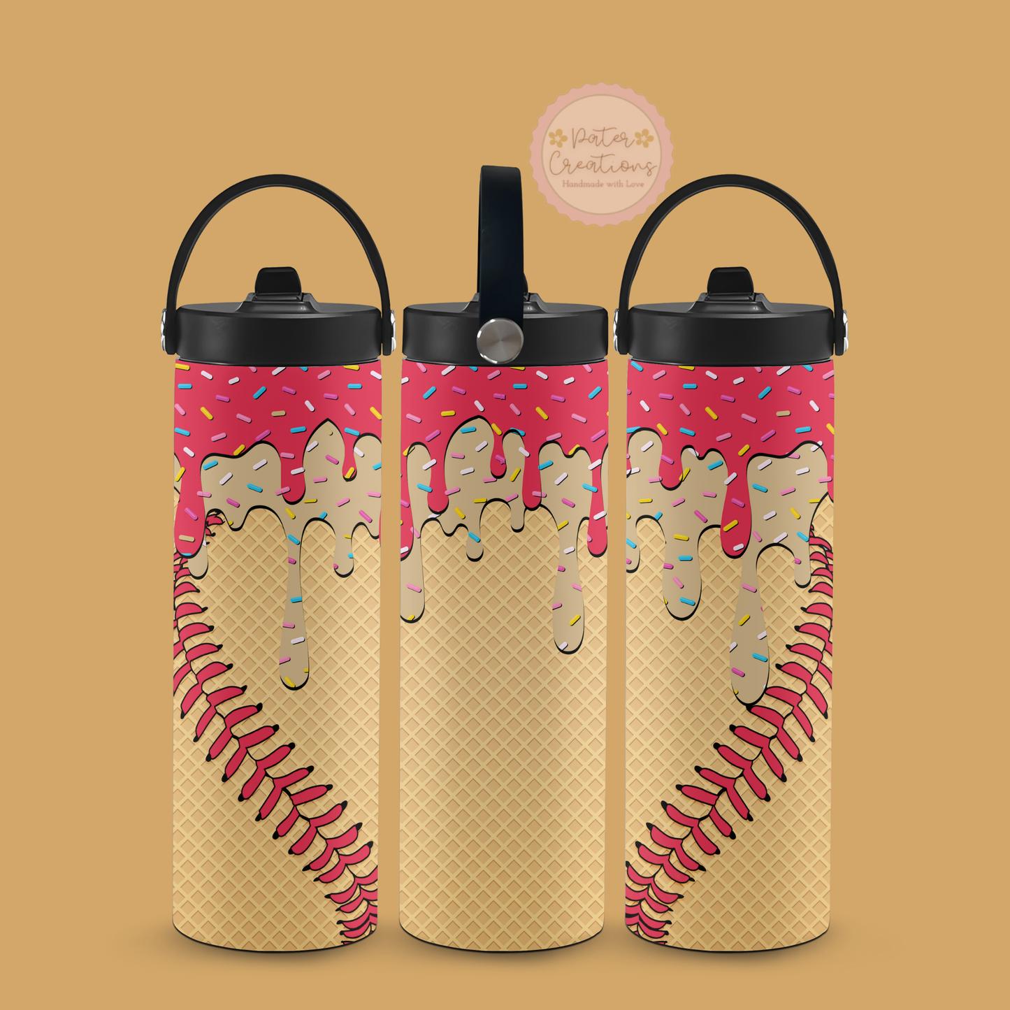 "Rally Drip Ice Cream Drip" Metal Tumbler
