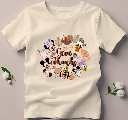 "Disney Give Thanks" Tee