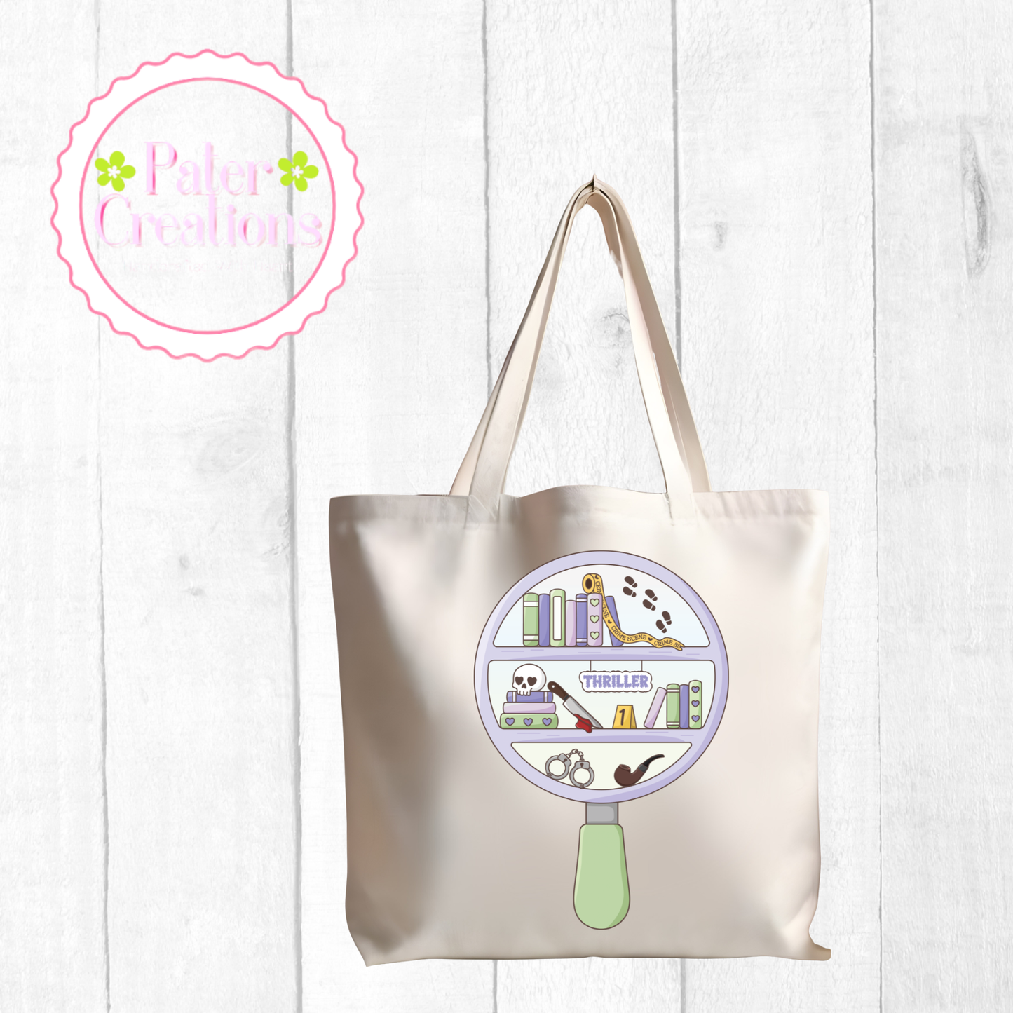 "Mystery Magnifying Glass" Tote Bag