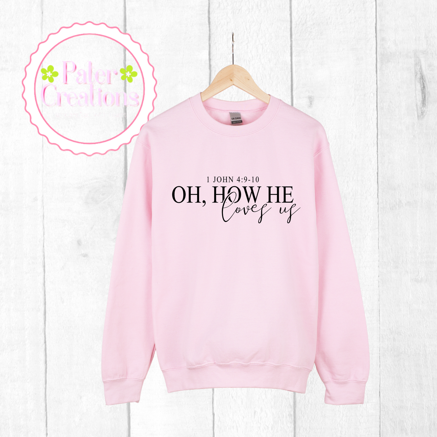 “Oh, How He Loves Us” Sweater
