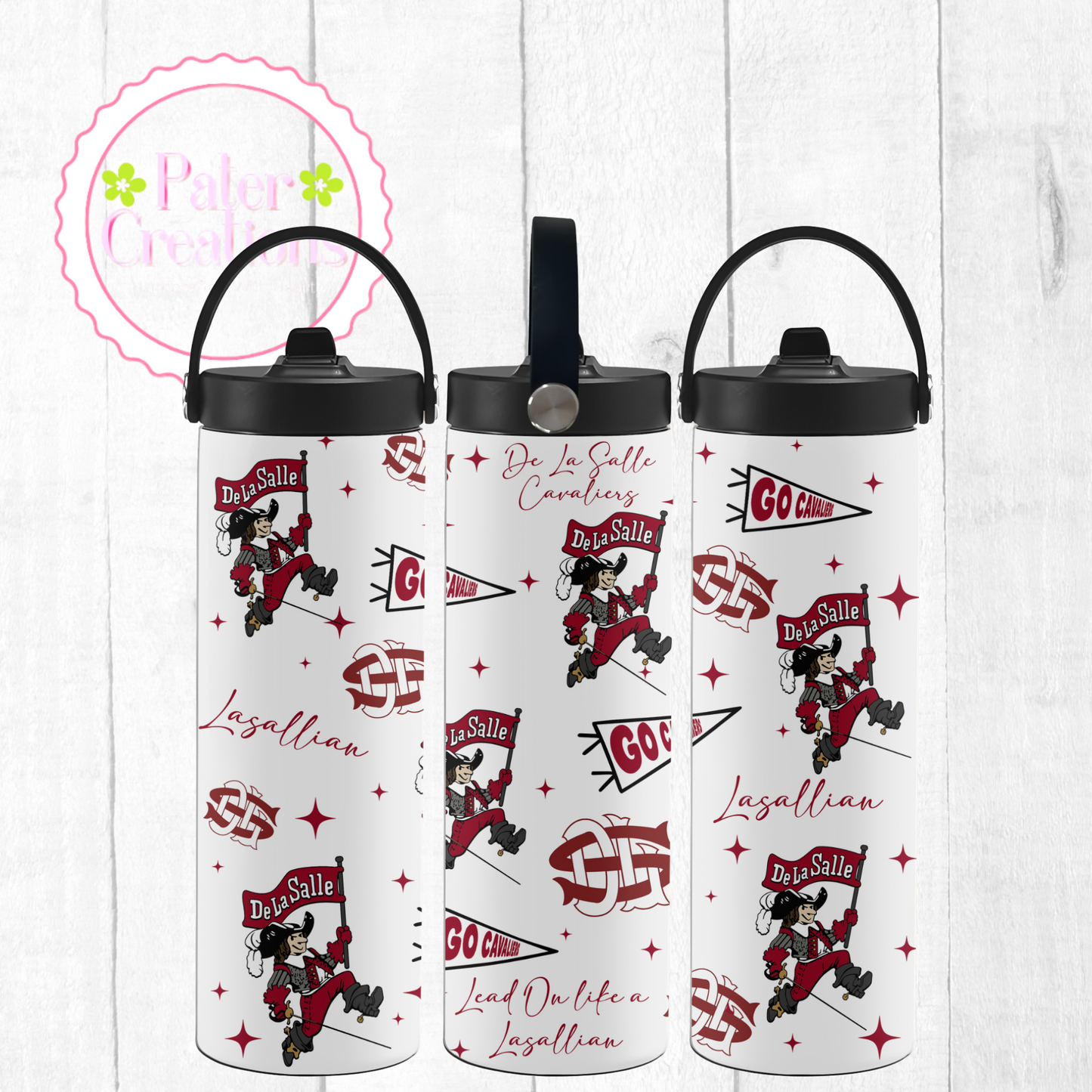 “De Lasalle Cavaliers” Metal Tumbler
