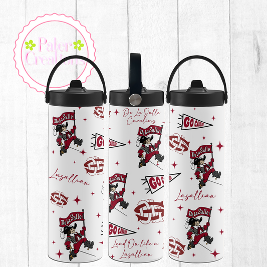 “De Lasalle Cavaliers” Metal Tumbler