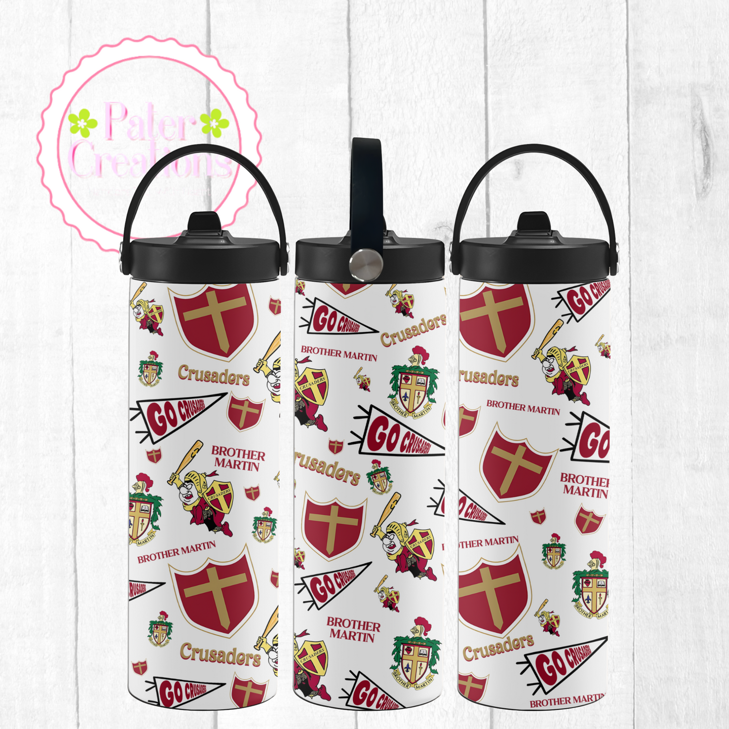 “Brother Martin Crusaders” Metal Tumblers