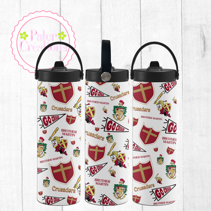 “Brother Martin Crusaders” Metal Tumblers