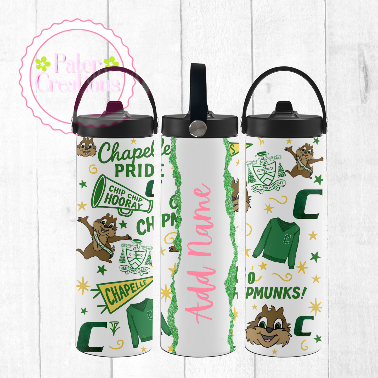"Chapelle Chipmunk" Metal Tumblers