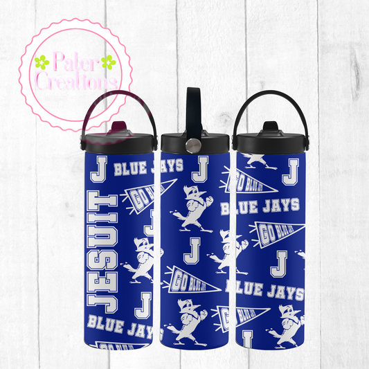 "Jesuit Blue Jays" Metal Tumbler