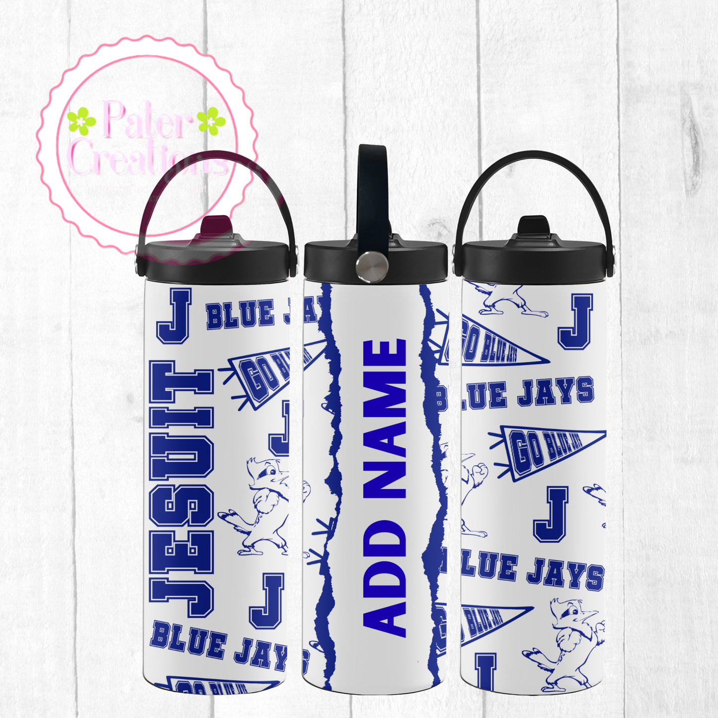 "Jesuit Blue Jays" Metal Tumbler