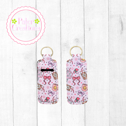 “Pretty & Caffeinated” Chapstick-Lip-gloss Holder