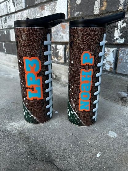 Friday Night Lights Football Tumbler