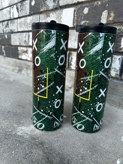 Friday Night Lights Football Tumbler