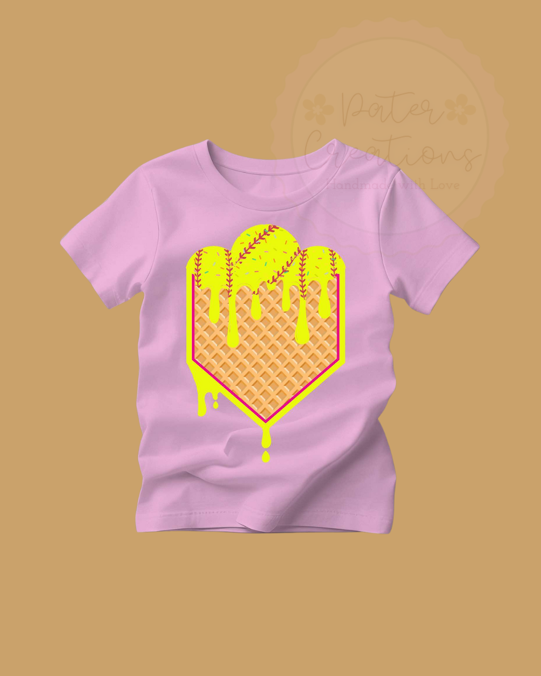 "Scoop and Score" Drip Tee