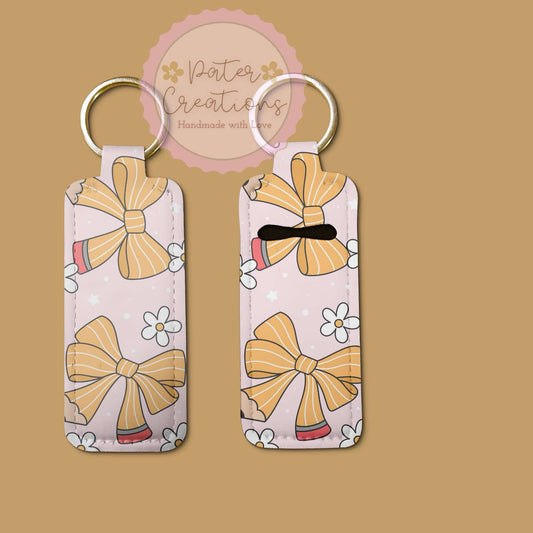 "Daisy Pencil Bows" Hand Sanitizer Holder
