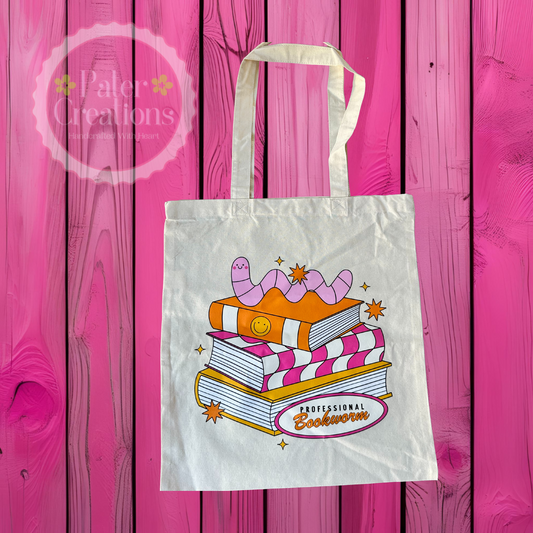 "Bookworm" Tote Bag