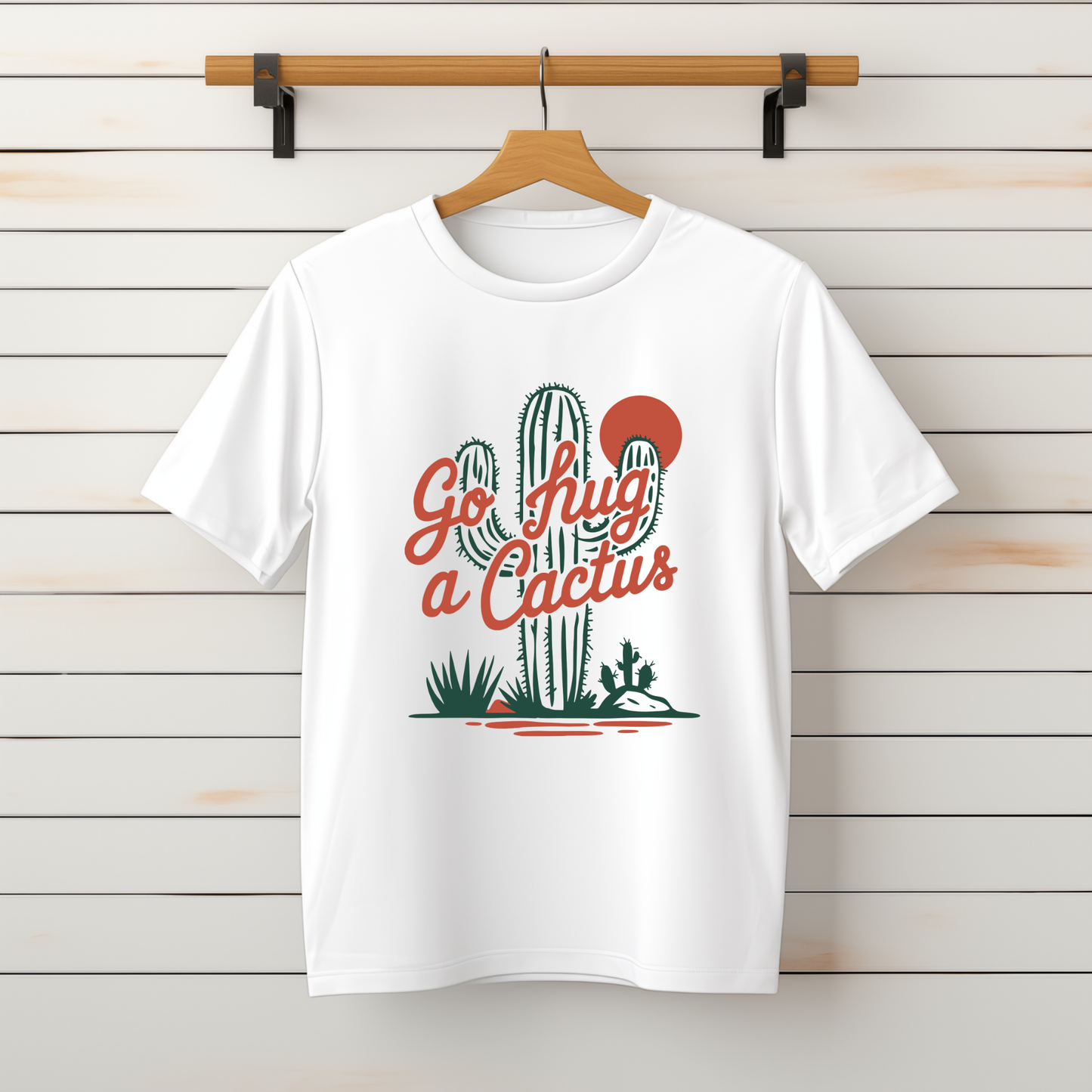 "Go Hug A Cactus" Tee