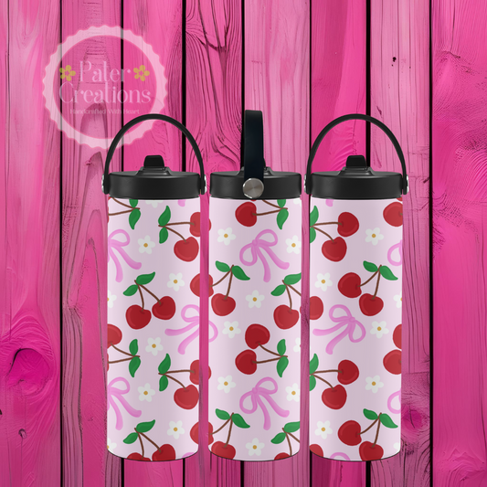 "Cherry Belle" Metal Tumbler