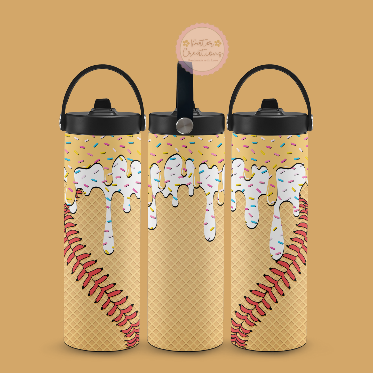 "Drip and Dip Ice Cream" Metal Tumbler