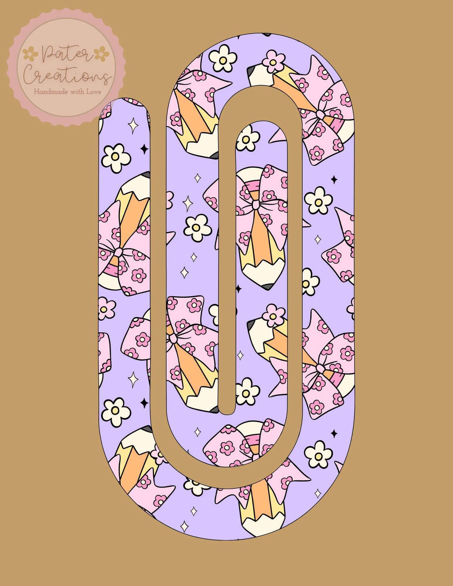 "Pencil Bow" Jumbo Paper Clip