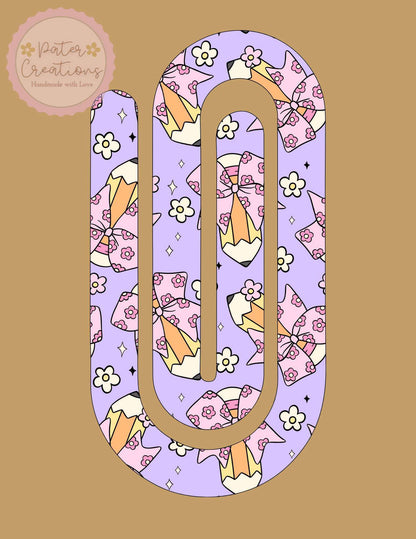 "Pencil Bow" Jumbo Paper Clip