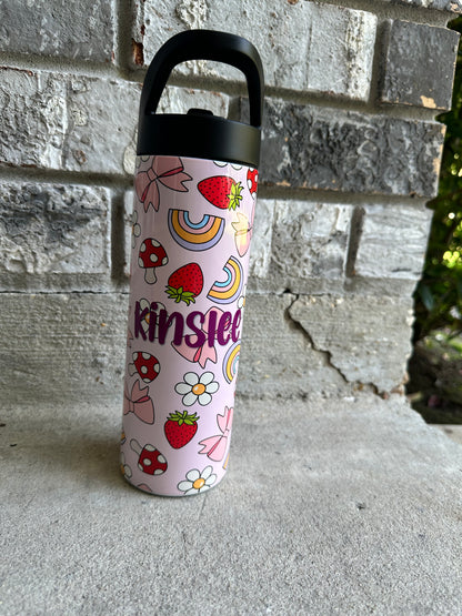 "Strawberry Dream" Metal Tumbler