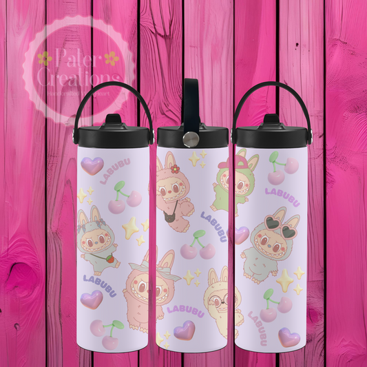 "Pastel Dreams with Monsters" Metal Tumbler