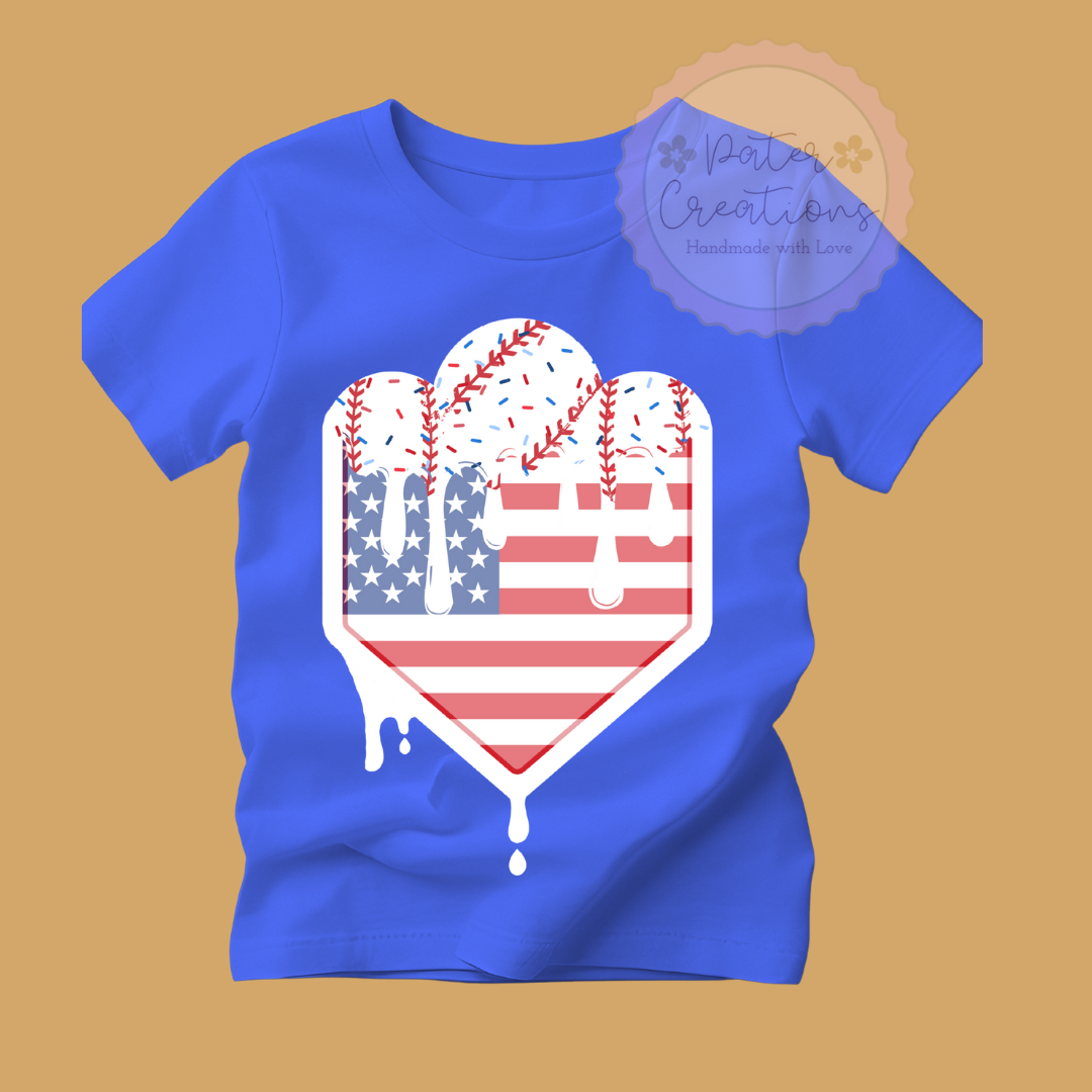 "Scoop and Score" Drip Tee