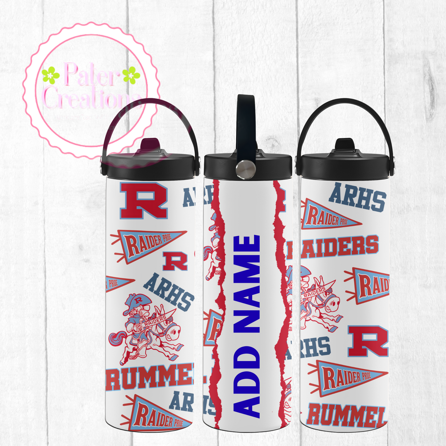 "Rummel Raiders" Metal Tumblers