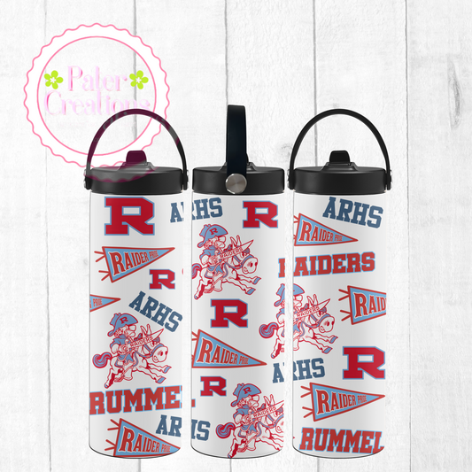 "Rummel Raiders" Metal Tumblers