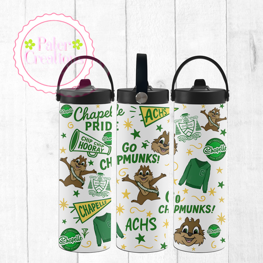 "Chapelle Chipmunk" Metal Tumblers