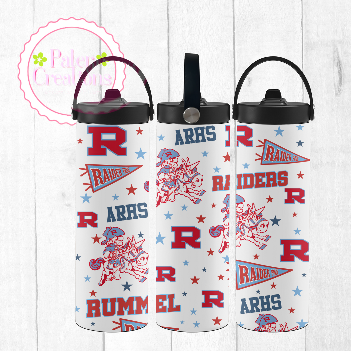 "Rummel Raiders" Metal Tumblers