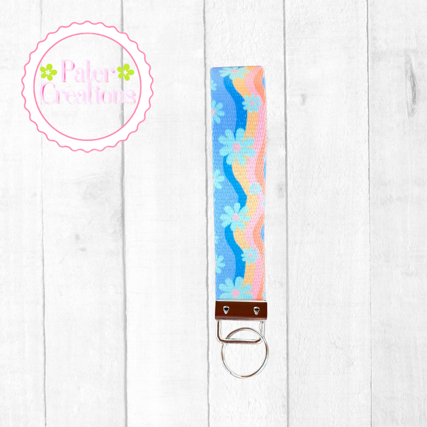"Daisy Days" Keychain Wristlet