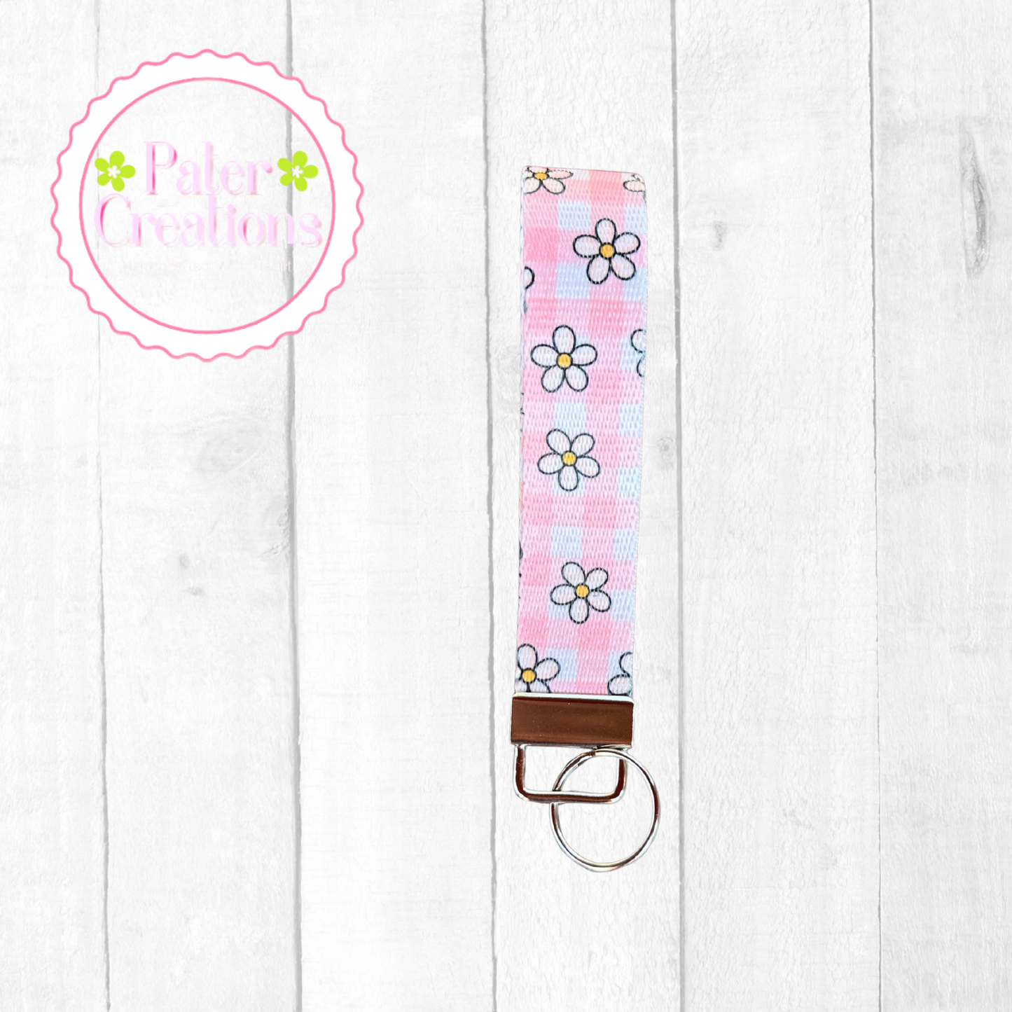 "Daisy Days" Keychain Wristlet