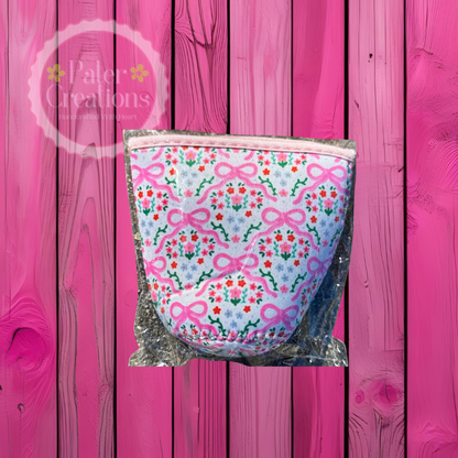 “Pretty & Caffeinated” Coffee Koozie