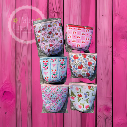“Pretty & Caffeinated” Coffee Koozie