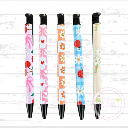 "Bows & Blooms" Pens