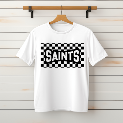 "Who Dat Checkered" Tee