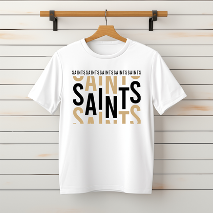 "Black & Gold Wave" Tee